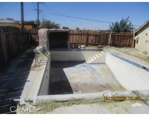 Pool and rear yard